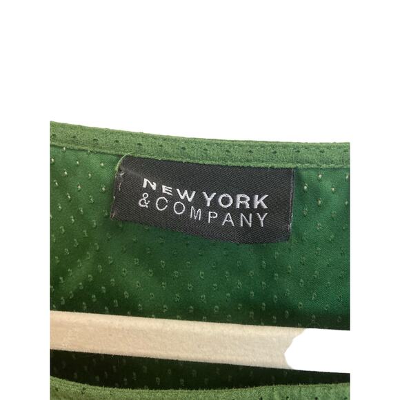 New York & Co. Micro Suede Perforated Top with Dolman Sleeves Size XL - Picture 4 of 7